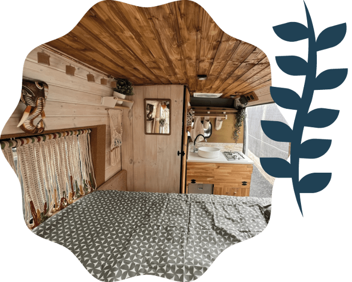interior caravana tenerife madera rústica